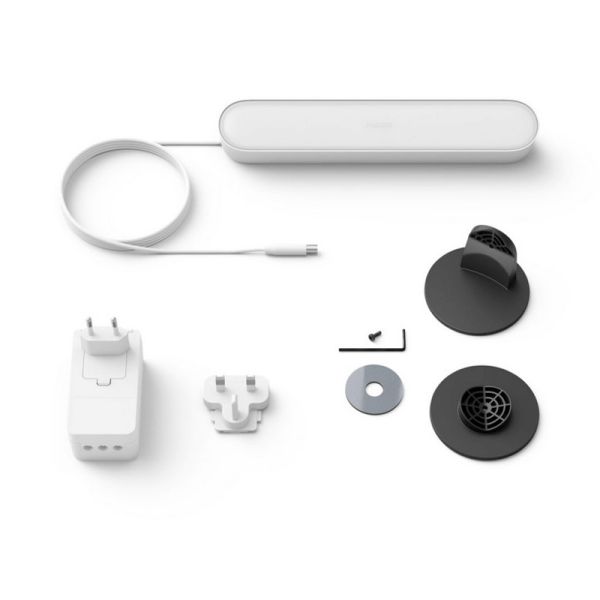 Barra de luz inteligente LED blanco 6.6W contenido producto| LeonLeds