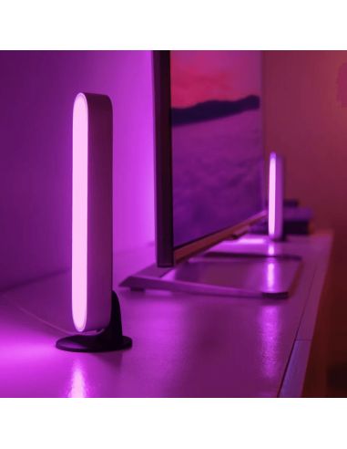 Barra de luz inteligente LED blanco 6.6W luz fría encendida| LeonLeds
