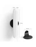 Barra de luz inteligente LED blanco 6.6W medidas producto| LeonLeds