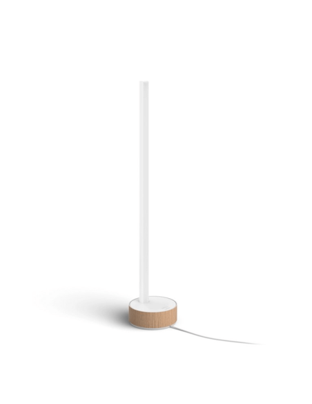 Lámpara de sobremesa LED Gradiente blanco vista detalle| LeonLeds