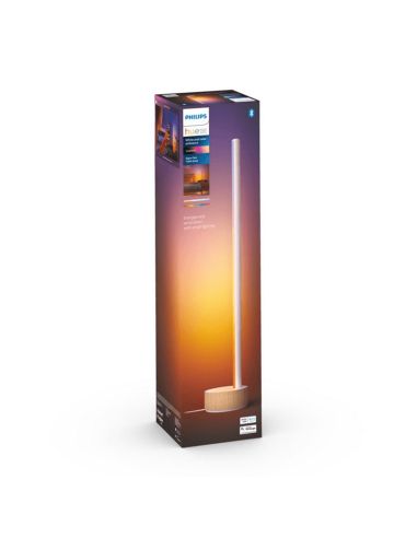 Lámpara de sobremesa LED Gradiente blanco caja producto| LeonLeds