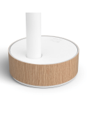 Lámpara de sobremesa LED Gradiente blanco detalle base| LeonLeds
