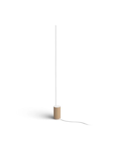 Lámpara de sobremesa LED Gradiente oak vista detalle| LeonLeds