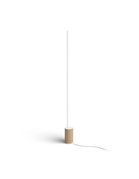 Lámpara de sobremesa LED Gradiente oak vista detalle| LeonLeds