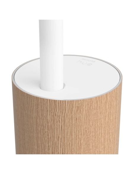 Lámpara de sobremesa LED Gradiente oak detalle base| LeonLeds
