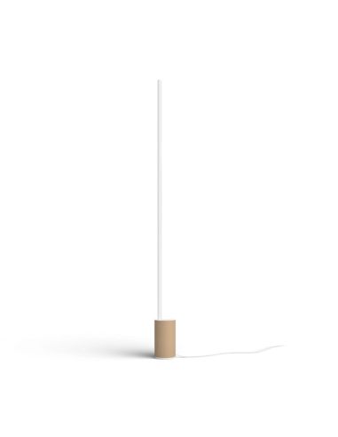 Lámpara de sobremesa LED Gradiente oak vista frontal| LeonLeds