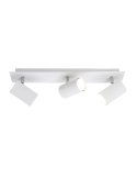 Regleta 3 focos blanca Marley TrioLighting | lámpara de techo | LeónLeds Iluminación