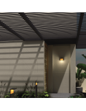 Sobremuro exterior gris oscuro Ruka Mantra Ambiente| LeonLeds