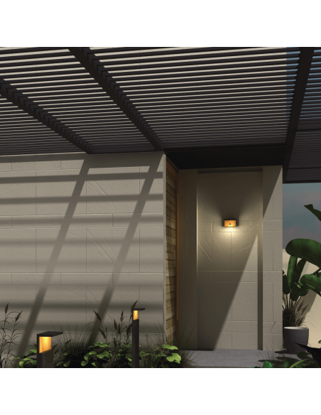 Sobremuro exterior gris oscuro Ruka Mantra Ambiente| LeonLeds