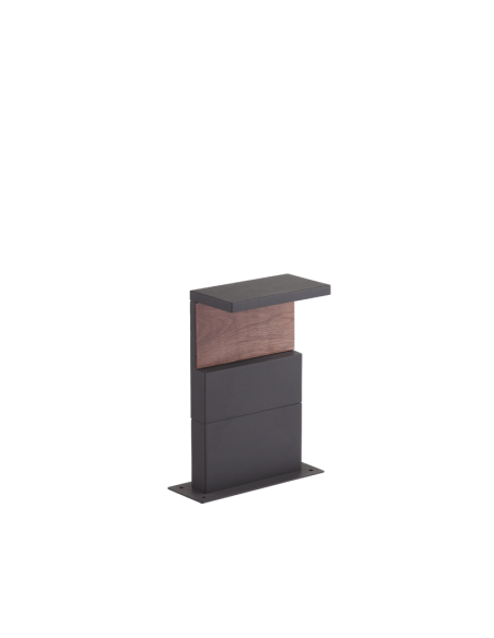 Sobremuro exterior gris oscuro Ruka Mantra | LeonLeds