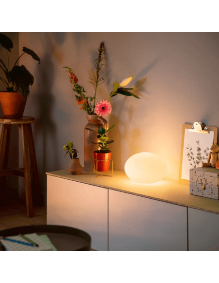 Lámpara sobremesa inteligente LED Flourish foto ambiente| LeonLeds