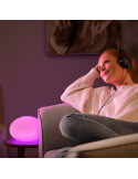 Lámpara sobremesa inteligente LED Flourish luz encendida| LeonLeds