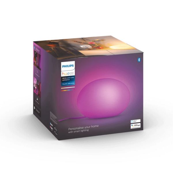 Lámpara sobremesa inteligente LED Flourish caja producto| LeonLeds