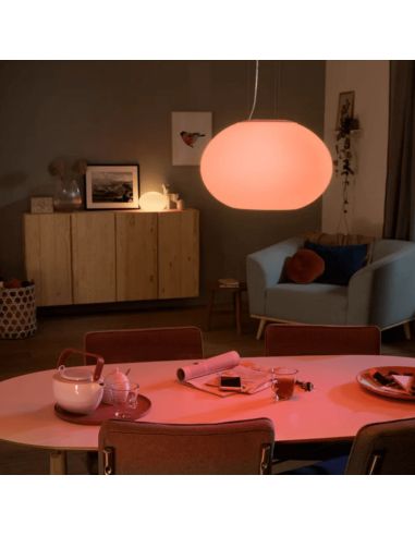 Florescer lâmpada de teto inteligente luz quente | leonleds