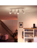 Foco inteligente 4 luces Fugato foto ambiente| LeonLeds
