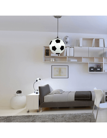 Luminária pendente de bola de futebol da Champion Ambiente | leonleds