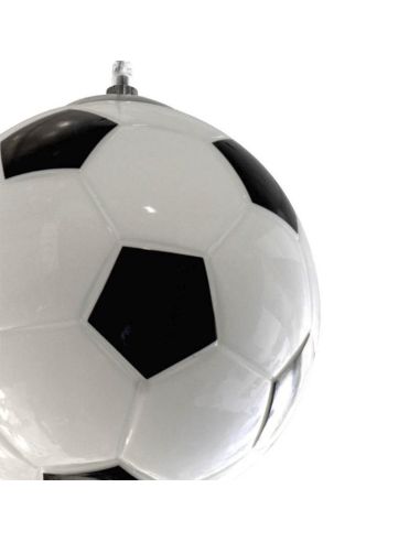 Luminária de pingente de bola de futebol por detalhe de campeão | leonleds