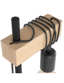 Lámpara de sobremesa vintage Townshend 1XE27marrón de Eglo Medidas | LeonLeds