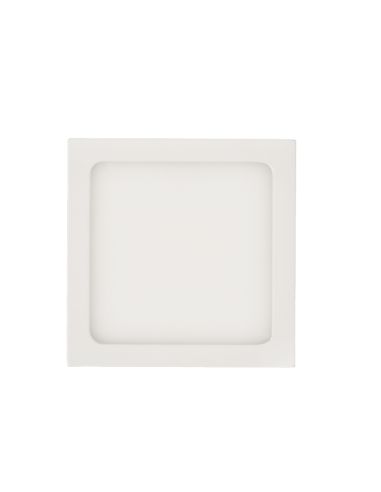 Lâmpada de teto LED quadrada Roku 9cm branco 6W 420Lm 3000K ou 4000K detalhe