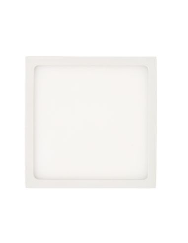 Lâmpada de teto LED quadrada Roku 14cm branco 12W 950Lm 3000K ou 4000K detalhe