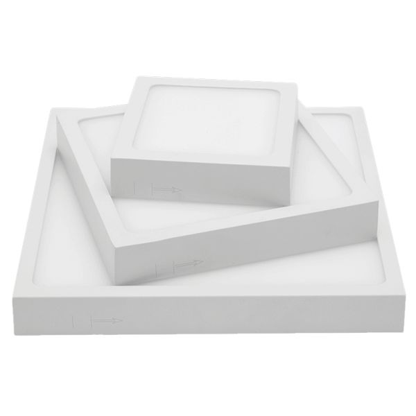 Lâmpada de teto LED quadrada Roku 19cm branco 18W 1450Lm 3000K ou 4000K outros tamanhos