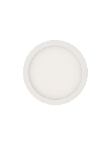 Plafonnier LED rond Kore 9cm blanc 6W 420Lm 3000K ou 4000K détail