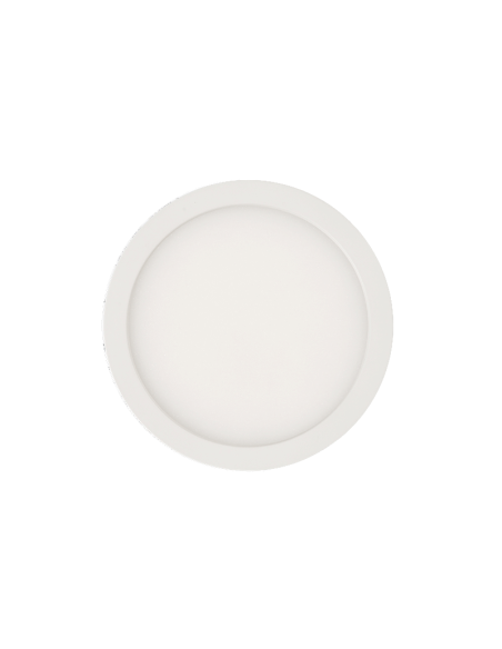 Plafonnier LED rond Kore 9cm blanc 6W 420Lm 3000K ou 4000K détail
