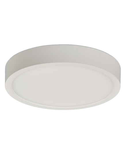 Plafón de techo LED redondo Kore 14cm blanco 12W 950Lm 3000K o 4000K