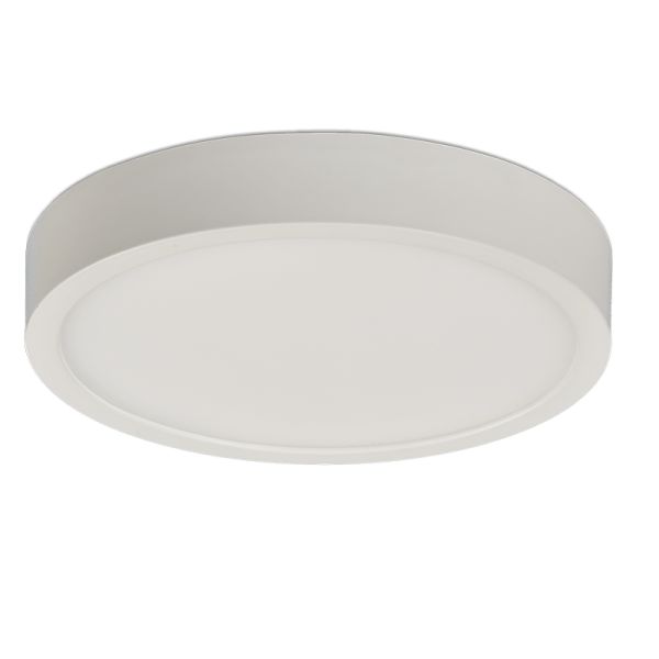 Plafonnier LED rond Kore 14cm blanc 12W 950Lm 3000K ou 4000K