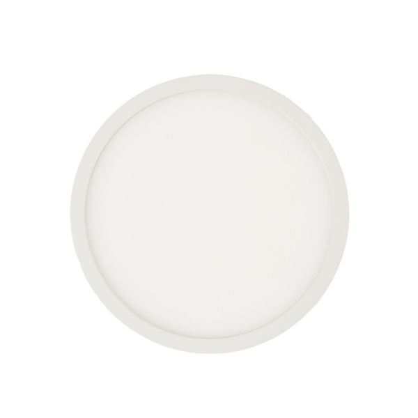 Plafonnier LED rond Kore 14cm blanc 12W 950Lm 3000K ou 4000K détail