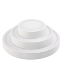 Plafonnier LED rond Kore 14cm blanc 12W 950Lm 3000K ou 4000K types de mesures