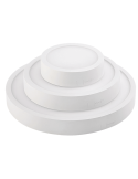 Plafonnier LED rond Kore 19cm blanc 18W 1450Lm 3000K ou 4000K type de mesures