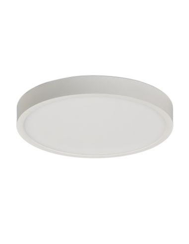 Lâmpada de teto LED redonda Kore 28cm branco 24W 1930Lm 3000K ou 4000K