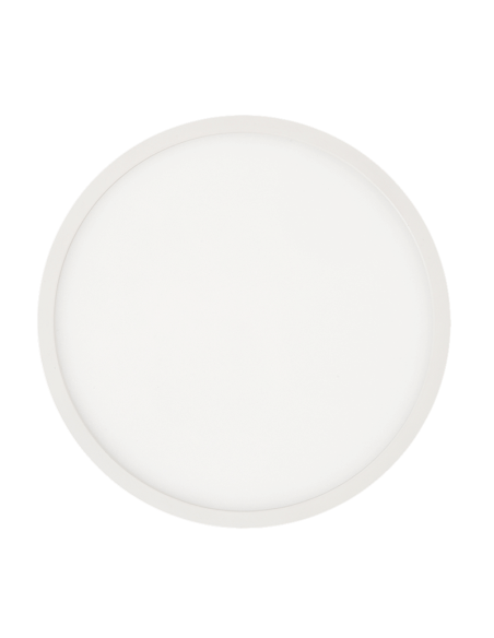 Lâmpada de teto LED redonda Kore 28cm branco 24W 1930Lm 3000K ou 4000K detalhe