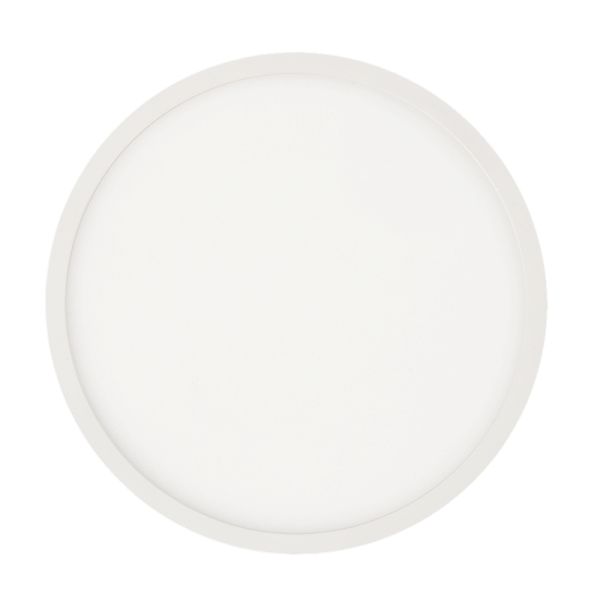 Lâmpada de teto LED redonda Kore 28cm branco 24W 1930Lm 3000K ou 4000K detalhe