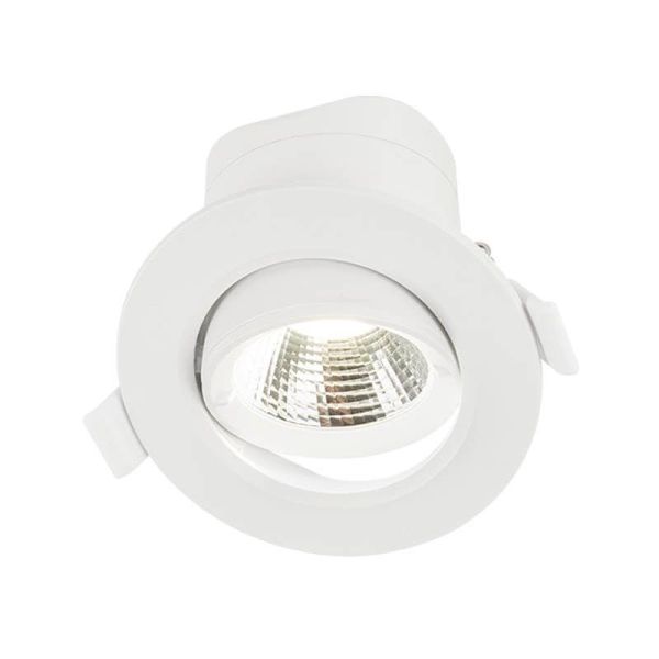 Foco regulável embutido LED 6W - 50W Mudança de cor CCT Switch UGR 19 Triac Libertad 6 Adj. Branco HoffLight | leonleds