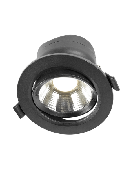 Foco Preto ajustável poderoso LED 9W - 70W Mudança de cor CCT Switch Triac Freedom 9 Adj. HoffLight | leonleds