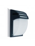 Aplique de Exterior Aluminio Negro mate Cristal Vtac V-tac 7076 Decorativo | LeonLeds Iluminación