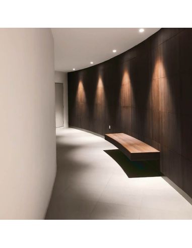 Puissant projecteur blanc orientable LED 9W - 70W Changement de couleur CCT Switch Triac Libertad 9 Adj. HoffLumière | leonleds