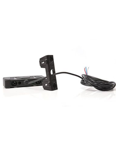 Trasero LED rectangular con Niebla y Marcha Atrás y Tulipa Transparente 12V-24V W101 | LeonLeds