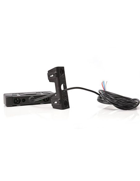 Trasero LED rectangular con Niebla y Marcha Atrás y Tulipa Transparente 12V-24V W101 | LeonLeds