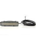 Trasero LED rectangular con Niebla y Marcha Atrás y Tulipa Transparente 12V-24V W101 | LeonLeds
