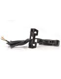 Piloto Trasero LED rectangular con 3 Funciones y Tulipa Transparente W98 12V-24V Was | LeonLeds