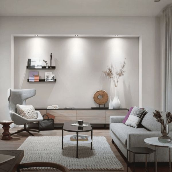 Pacote de 3 lâmpadas inteligentes de alumínio Centura Philips Hue ambiente photo| leonleds