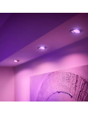 Pack de 3 focos inteligentes Centura aluminio Philips Hue luz blanca| LeonLeds