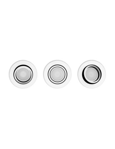 Pack de 3 focos inteligentes Centura aluminio Philips Hue detalle producto