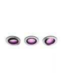 Pack de 3 focos inteligentes Centura aluminio Philips Hue| LeonLeds