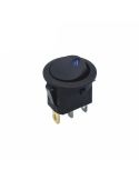 Interruptor con Luminoso Azul para instalar en panel 20A 12v Monopolar Agropar | LeonLeds