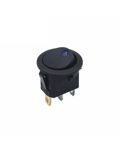 Interruptor con Luminoso Azul para instalar en panel 20A 12v Monopolar Agropar | LeonLeds