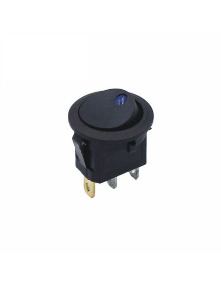 Interruptor con Luminoso Azul para instalar en panel 20A 12v Monopolar Agropar | LeonLeds